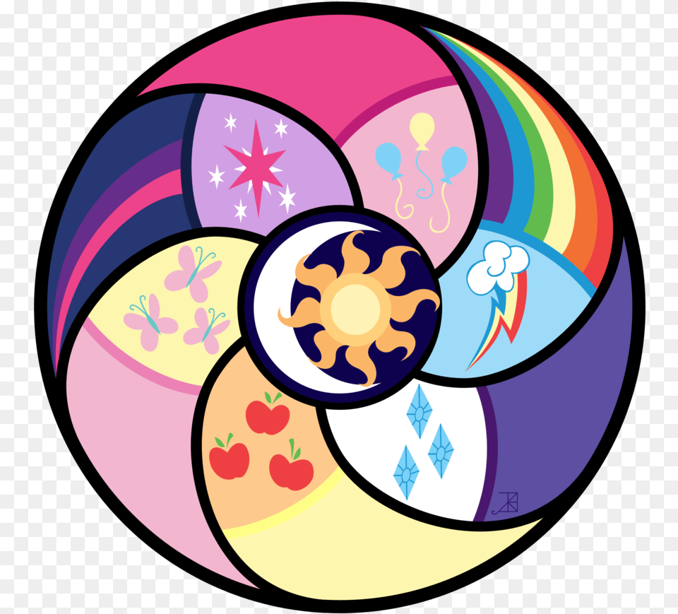 Elements Of Harmony Circle Vector By Akili Amethyst Mlp Elements Of Harmony Cutie Marks, Art, Graphics, Sphere Free Png Download