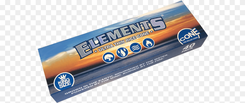 Elements Pre Rolled Cones King Size Chocolate Bar, Dynamite, Weapon Free Png