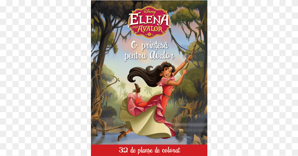 Elena Of Avalor Coloring Book Coloring Book, Publication, Adult, Female, Person Free Transparent Png