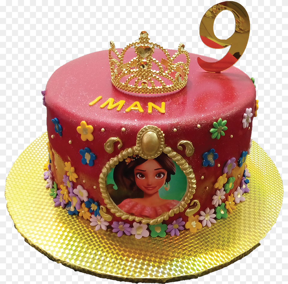 Elena Of Avalor Elena Of Avalor Birthday Cakes, Birthday Cake, Cake, Cream, Dessert Free Transparent Png