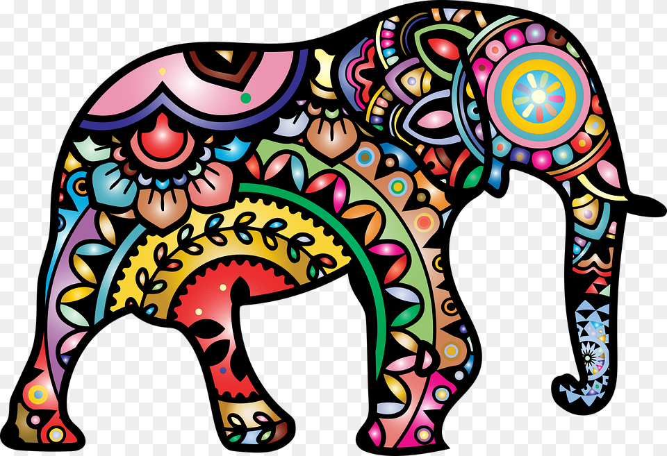 Elephant, Art, Doodle, Drawing, Graphics Free Png