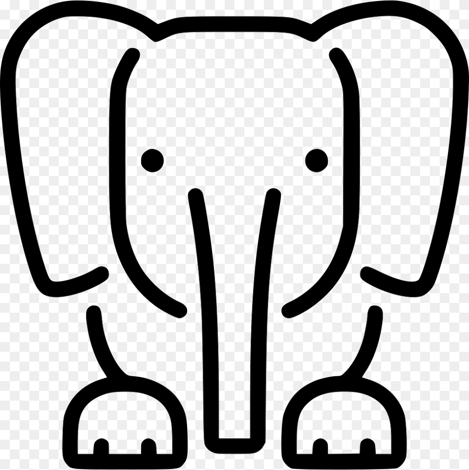 Elephant, Animal, Mammal, Wildlife, Smoke Pipe Free Png