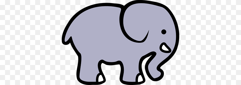 Elephant Animal, Mammal, Wildlife, Silhouette Free Png