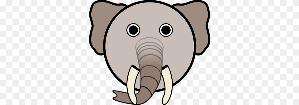 Elephant Animal, Mammal, Wildlife, Disk Free Png Download