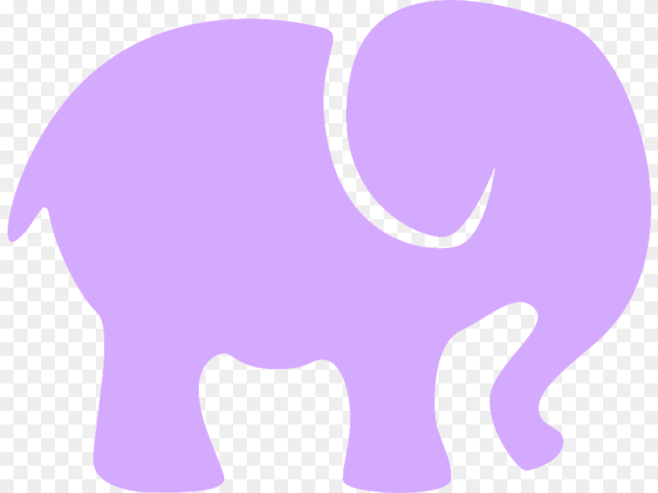 Elephant Baby Decoration Silhouette Design Gray Purple Elephant Clip Art, Animal, Mammal, Wildlife Png