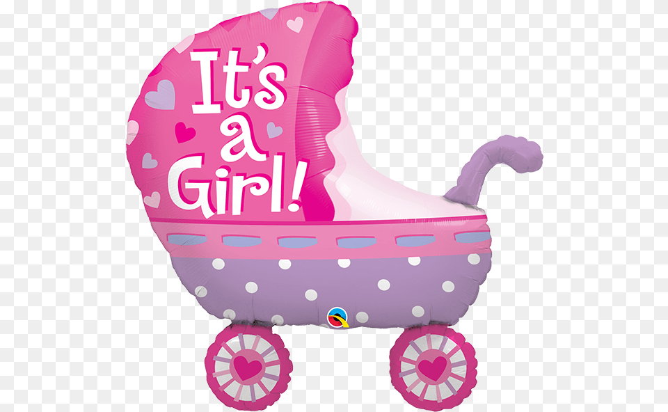 Elephant Baby Shower Picture Its A Girl, Furniture, Bed, Cradle Png Image