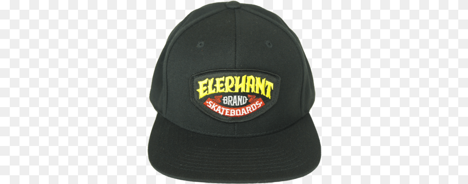 Elephant Brand Logo Patch Snap Back Hat Baseball Cap, Baseball Cap, Clothing Free Transparent Png