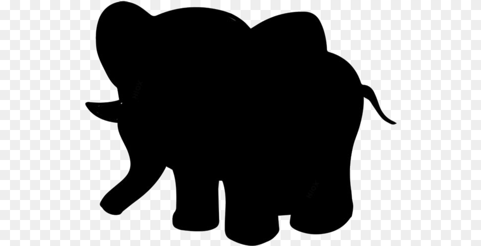 Elephant Cartoon Transparent Images, Silhouette, Animal, Mammal, Wildlife Free Png