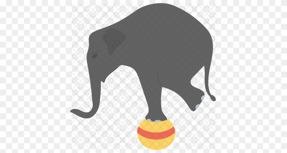 Elephant Circus Icon Gleichgewicht, Animal, Mammal, Wildlife Free Png Download