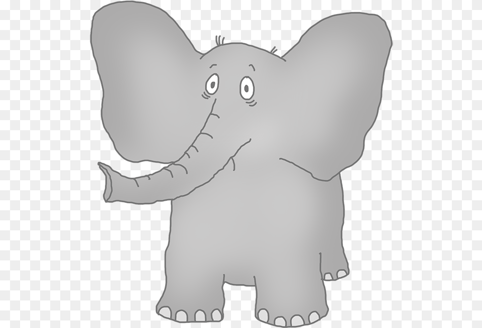 Elephant Clip Art Desenho Elefante Em P, Animal, Wildlife, Mammal, Baby Free Png Download
