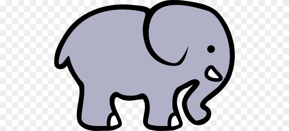 Elephant Clip Art Outline, Animal, Mammal, Wildlife, Smoke Pipe Free Png