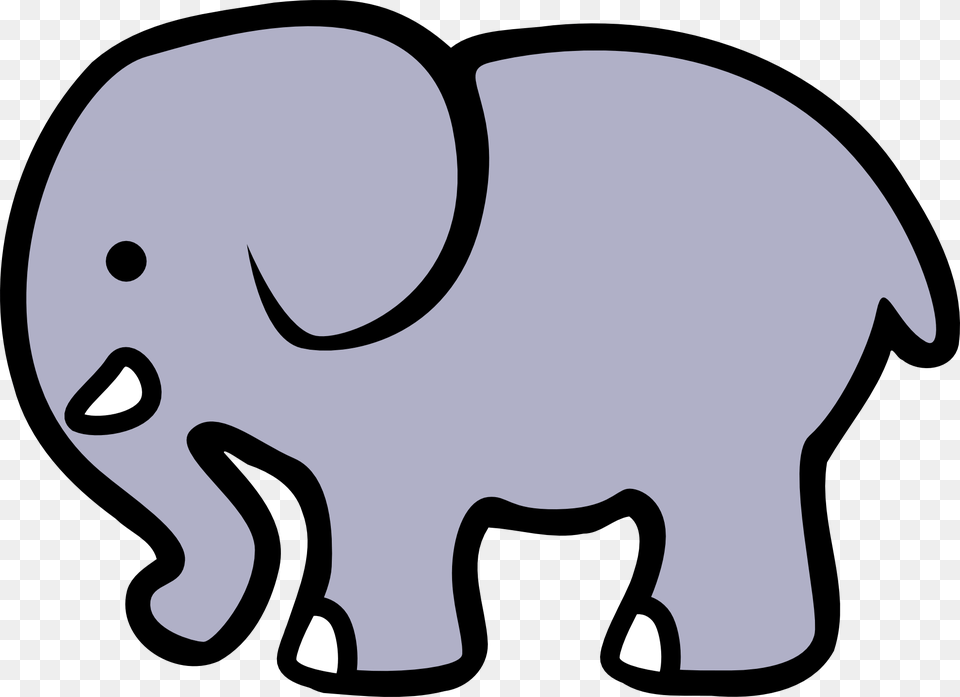 Elephant Clipart Black And White Elephant, Animal, Mammal, Wildlife, Smoke Pipe Free Png Download