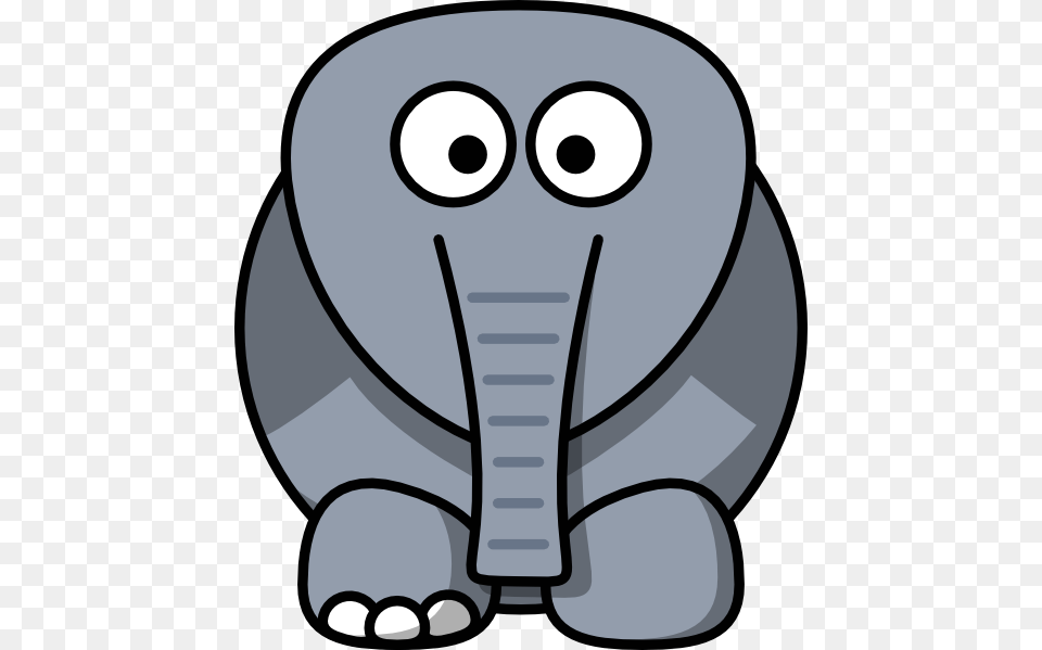 Elephant Clipart Cartoon Elephant, Animal, Mammal, Wildlife, Ammunition Free Png Download