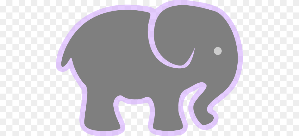 Elephant Clipart Lavender Clip Art, Animal, Mammal, Wildlife Png
