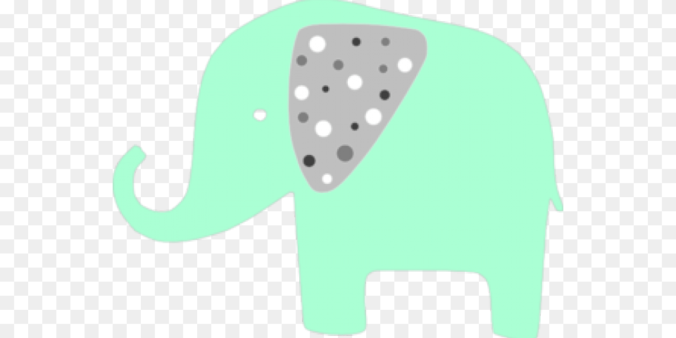 Elephant Clipart Mint Mint Green Clipart, Animal, Mammal, Wildlife Free Png Download