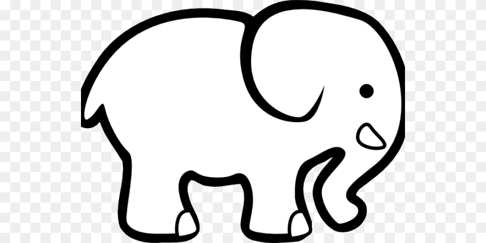 Elephant Clipart Outline, Silhouette, Animal, Wildlife, Mammal Free Png