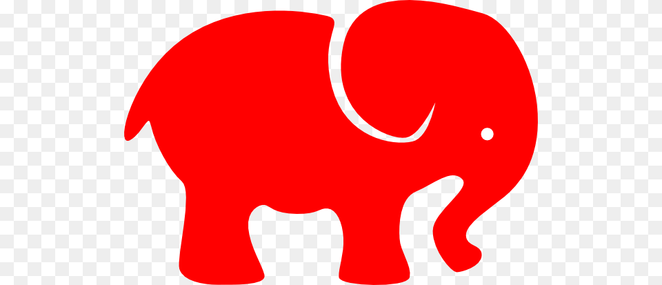 Elephant Clipart Red, Animal, Mammal, Wildlife Free Png