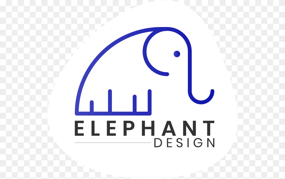 Elephant Designonline Circle, Logo, Text Png Image