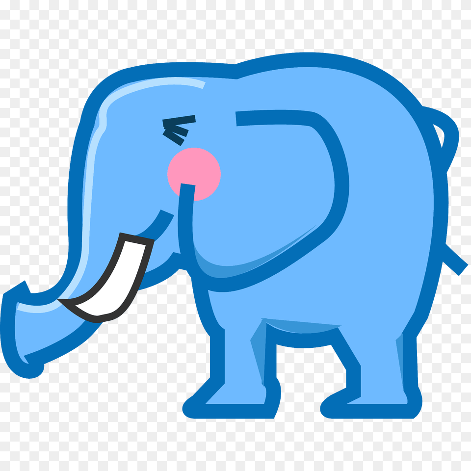 Elephant Emoji Clipart, Animal, Mammal, Wildlife, Fish Png Image