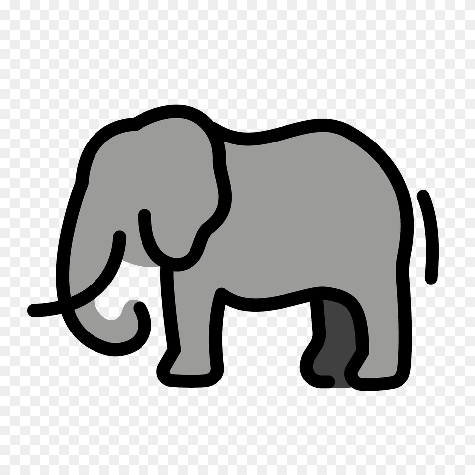 Elephant Emoji Clipart, Animal, Mammal, Wildlife, Smoke Pipe Free Png Download