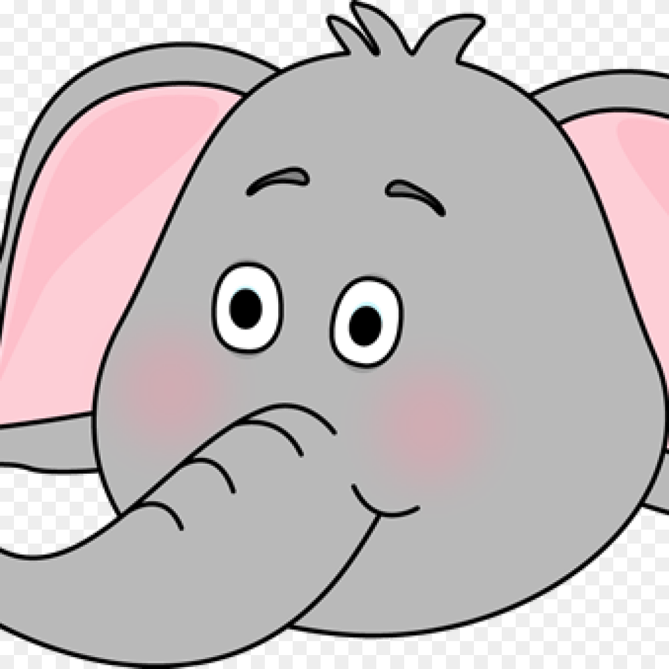 Elephant Face Clipart Cartoon Clip Art Stools Download, Animal, Mammal, Baby, Person Free Transparent Png