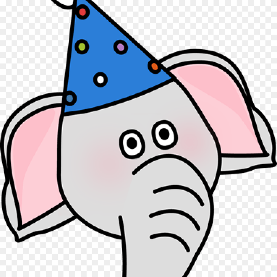 Elephant Face Clipart Circus Clip Art Image Music, Clothing, Hat, Baby, Party Hat Free Transparent Png