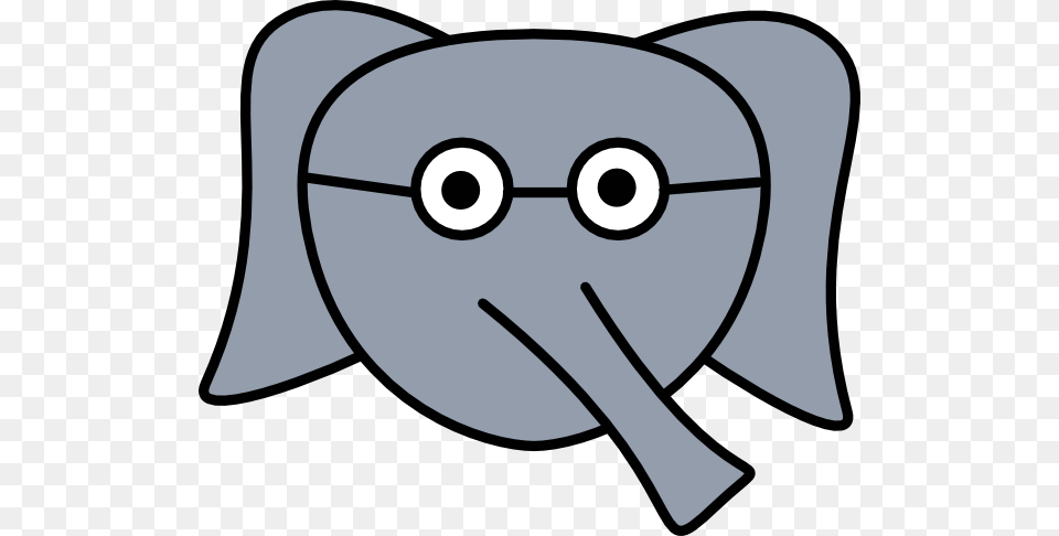 Elephant Face Glasses Clip Art, Clothing, Hardhat, Helmet, Animal Png Image