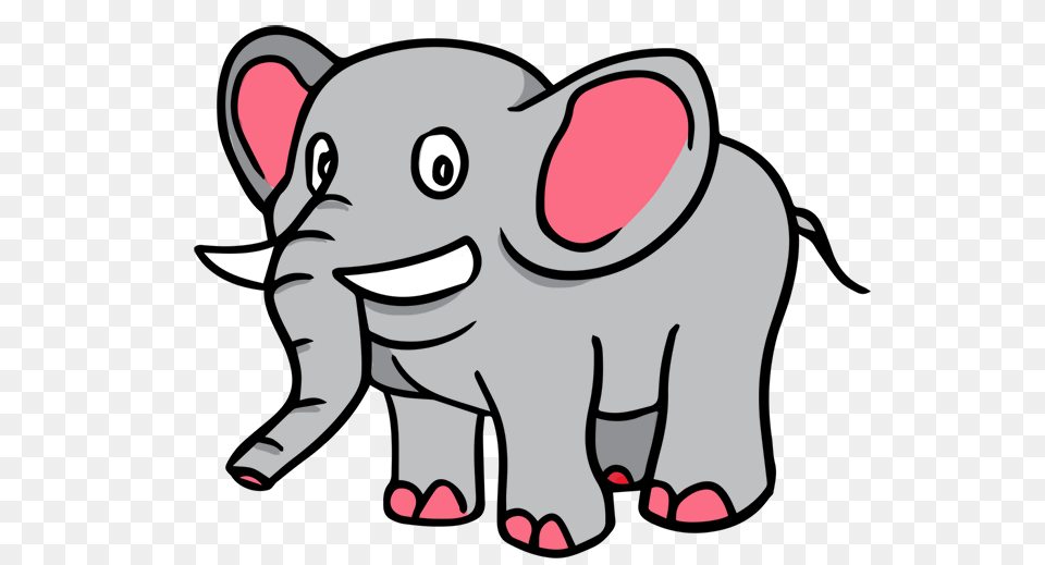 Elephant Free Cartoon Elephant Clip Art Elephants, Animal, Bear, Mammal, Wildlife Png