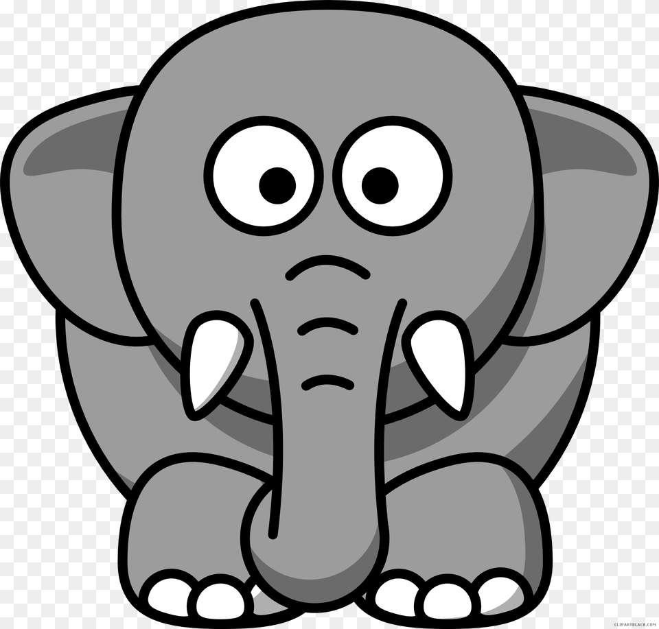 Elephant Head Animal Black White Clipart Images Clipart Elephant, Wildlife, Mammal, Baby, Person Free Png