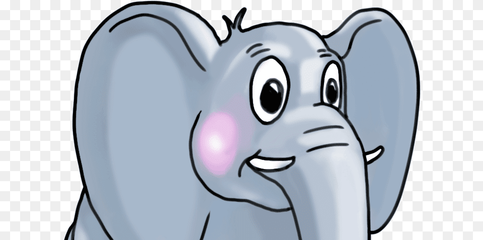 Elephant Head Clipart Hewan Kartun, Animal, Mammal, Wildlife Free Transparent Png