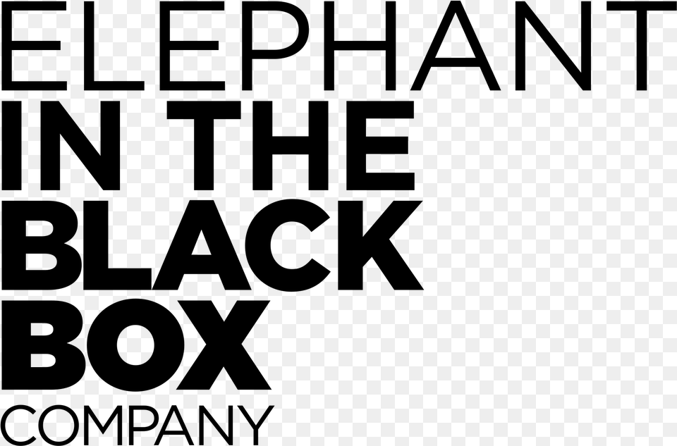 Elephant In The Black Box, Gray Free Png Download
