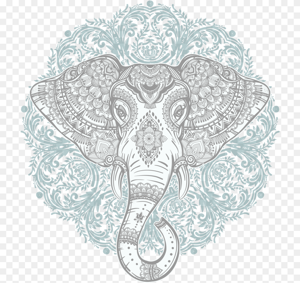 Elephant Mandala Download Elephant Mandala, Art, Animal, Mammal, Wildlife Png