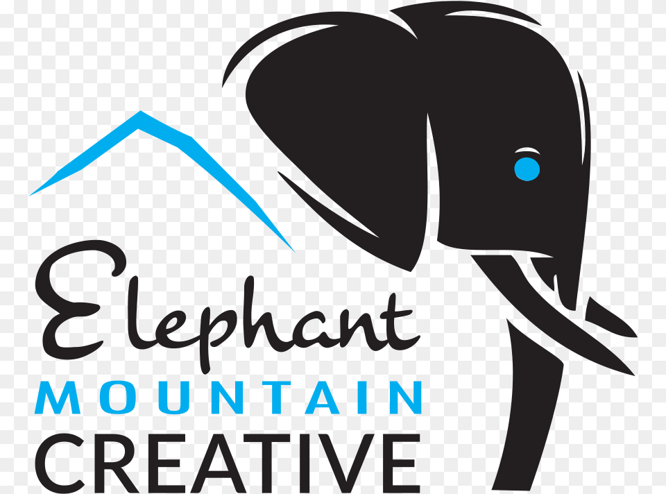 Elephant Mountain Creative Creative Design Elephant Logo, Person, Animal, Mammal Png Image