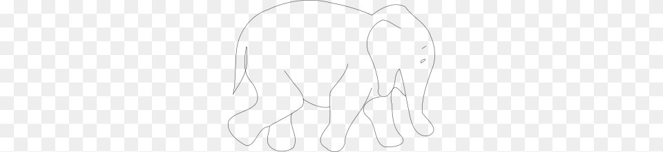 Elephant Outline Clip Art Download, Animal, Mammal, Wildlife, Kangaroo Free Png