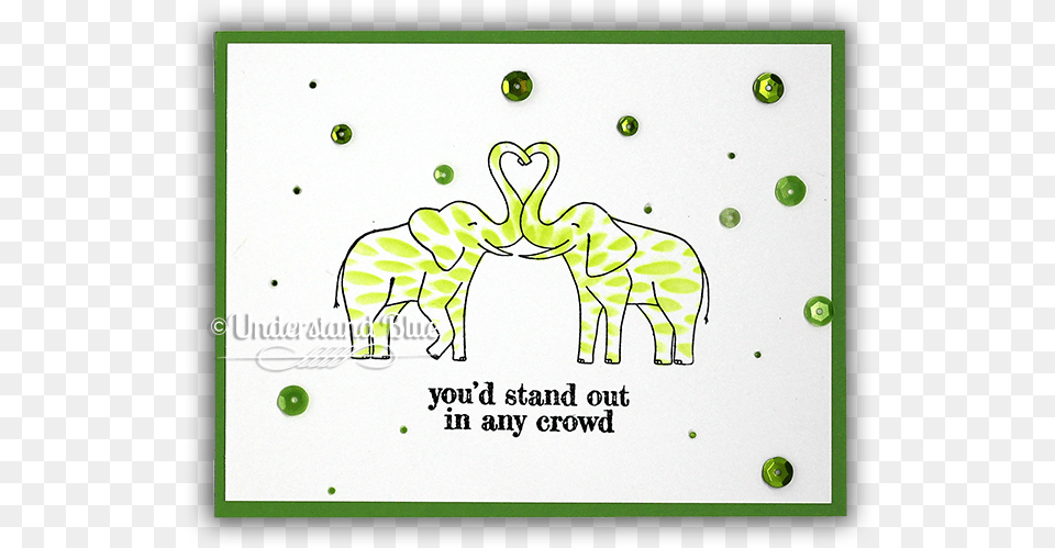 Elephant Pair Card By Understandblue Indian Elephant, Envelope, Greeting Card, Mail, Animal Free Transparent Png
