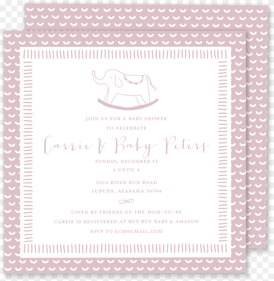 Elephant Rocker Baby Shower Baby Shower, Text, White Board, Home Decor Png