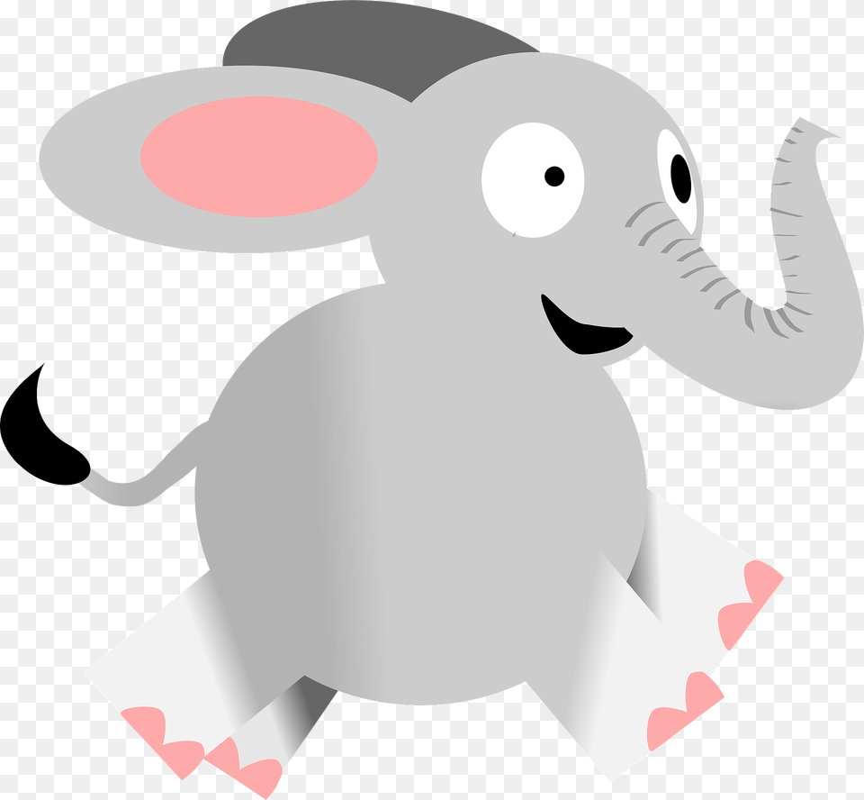 Elephant Running Clipart, Animal, Mammal, Wildlife, Fish Free Transparent Png