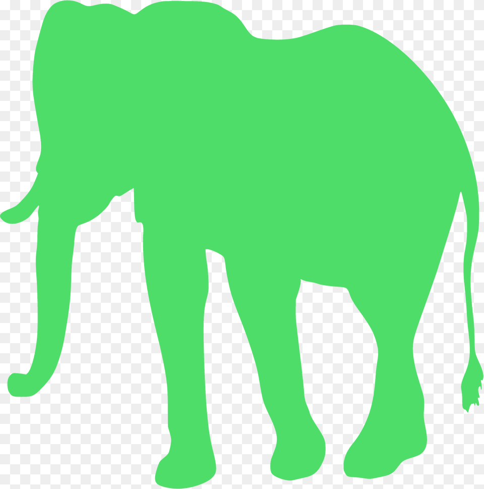 Elephant Silhouette, Animal, Mammal, Wildlife Free Png Download