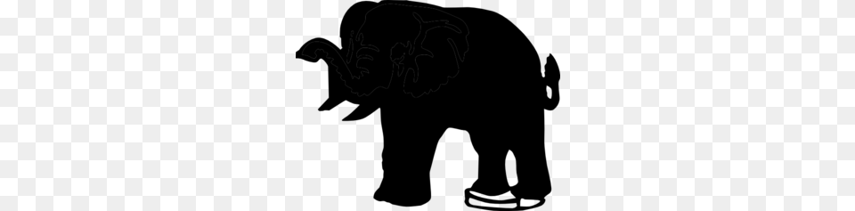 Elephant Silhouette Clip Art, Gray Png Image