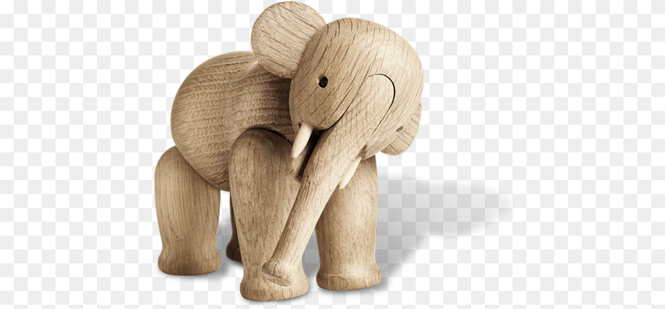 Elephant Small Oak Kay Bojesen Elefant, Animal, Mammal, Wildlife, Figurine Png