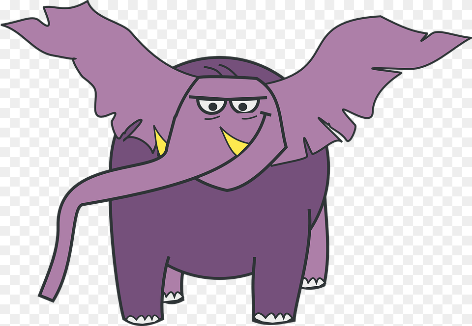 Elephant Teeth Clipart, Baby, Person, Purple, Face Png Image