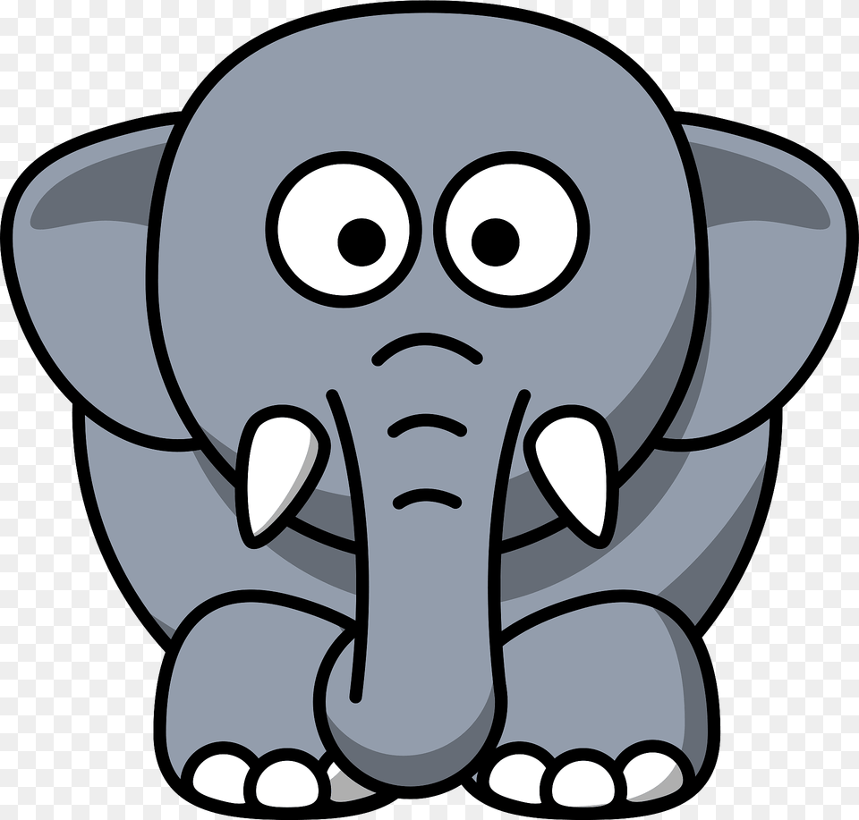 Elephant With Big Eyes Clipart, Animal, Mammal, Wildlife Free Png Download