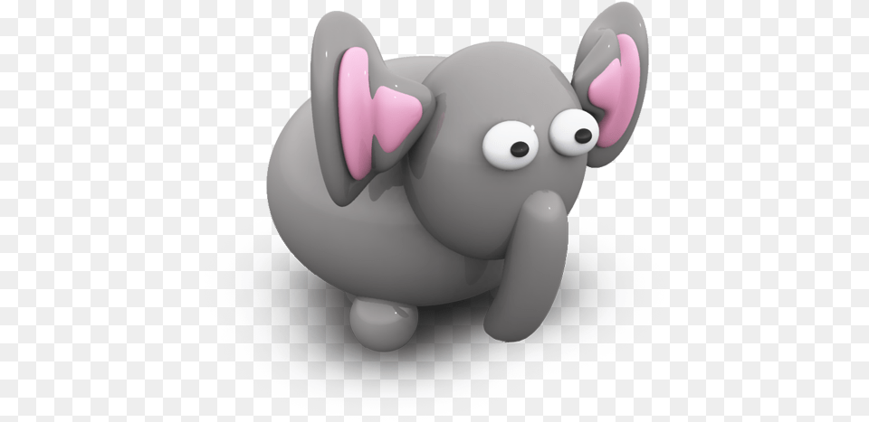 Elephantporcelaine Mac Archigraphs Icon Ico Or Icns Cartoon Elephant Icon 3d Png Image