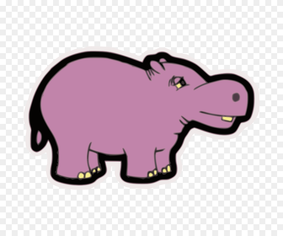 Elephants Baby Hippopotamus Clip Art The Hippo, Animal, Mammal, Wildlife, Smoke Pipe Free Transparent Png