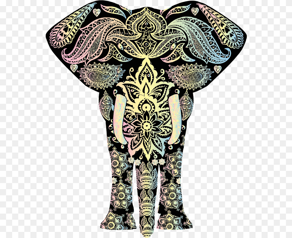 Elephants Clipart Tribal Pattern Elephants, Art, Floral Design, Graphics, Adult Png