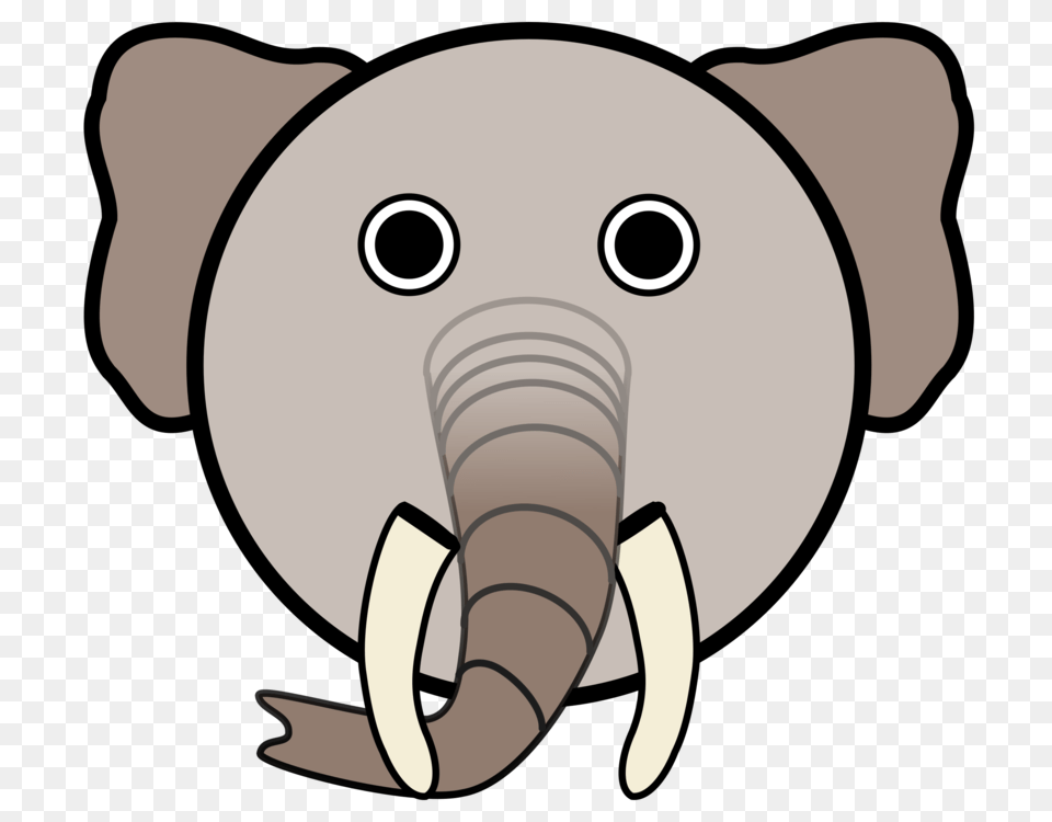 Elephants Drawing Cartoon Face Humour, Animal, Elephant, Mammal, Wildlife Free Png Download