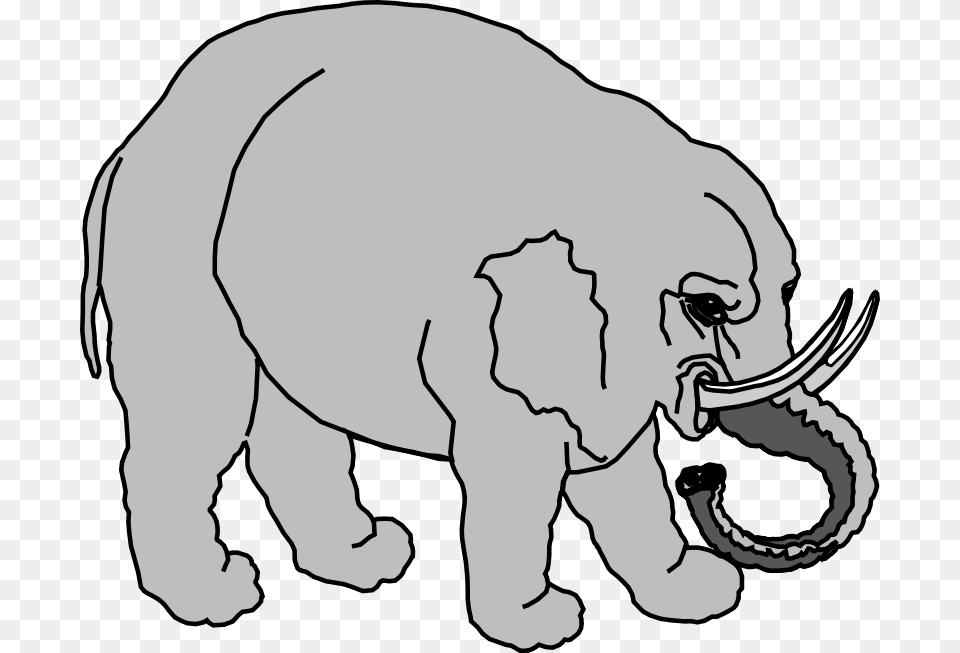 Elephants Line Art Download Black And White Circus Animasi Gajah Besar, Animal, Baby, Mammal, Person Png Image