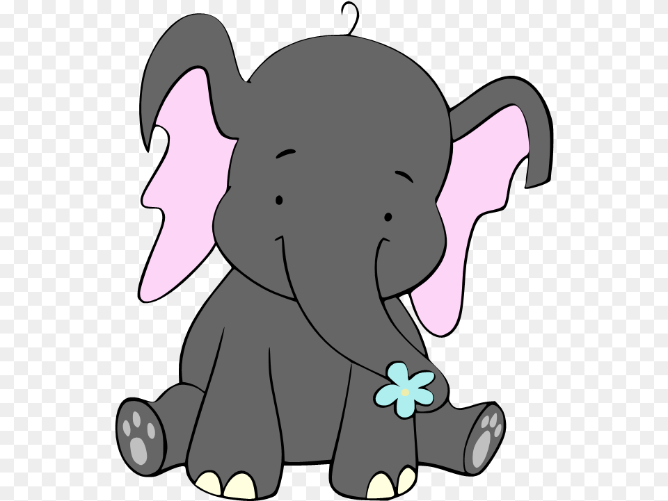 Elephants Svg Baby Pink And Grey Elephant Templates, Person, Animal, Wildlife, Mammal Png Image