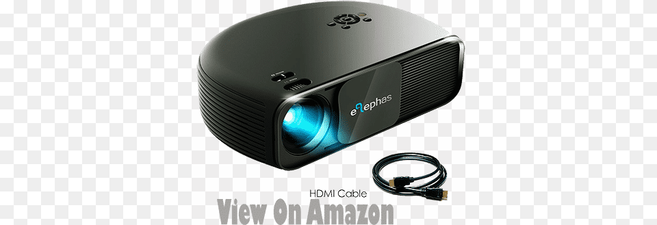 Elephas 1080p Hd Led Movie Projector, Electronics, Disk Png Image