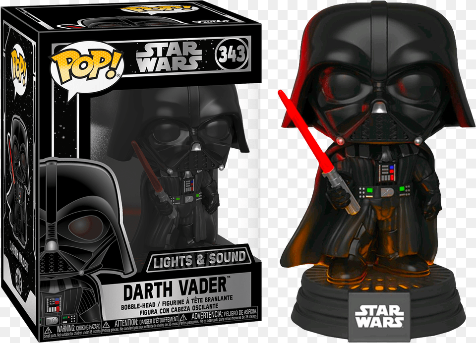 Eletronic Darth Vader Sound Darth Vader Funko Pop Lights And Sound, Adult, Male, Man, Person Png Image